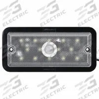 MAXXIMA Vehicle Dome and Courtesy Light: Dome Light, LED, White, Rectangular, 12/24V DC (MPN M84427-PIR). Key specifications — Shape: Rectangular; Brand: MAXXIMA; Electrical Connection: Blunt Cut Leads; Lighting Technology: LED; Mount Style: Surface.