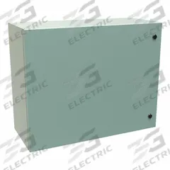 HAMMOND Electrical Enclosure: Steel, 24 in x 30 in x 12 in, NEMA 12/3R/4, Solid Cover, Hinged (MPN EN4SD243012GY). Key specifications — Closure Method: 1/4-Turn Latch; Brand: HAMMOND; Knockouts: Not Included.
