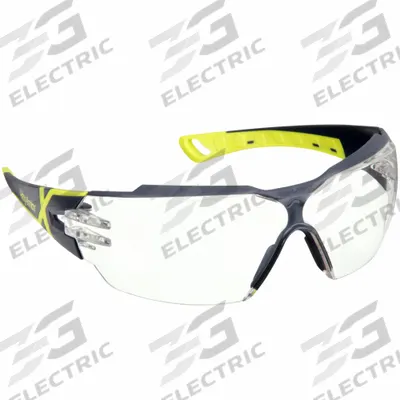 HEXARMOR Safety Glasses: Clear Lens, Half-Frame, Anti-Fog/Hard Coat/TruShield - Padded Comfort-Fit Safety Glasses
