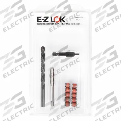 APPROVED VENDOR Self Locking Thread Insert: Std Wall, #10-24 Int Thrd Sz, 3/8"-16 Ext Thrd Sz - Self-Locking Insert & Installation Tool Kits