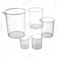 APPROVED VENDOR Beaker Set: Low Form, Printed Graduation, Polypropylene, Clear, Non-Sterile (MPN BPSET5). Key specifications — Clarity: Clear; Graduation Style: Printed; Body Color: Colorless; Brand: APPROVED VENDOR; Product Type: Beaker Set; Includes Graduations: Yes; Beaker Type: Low Form.