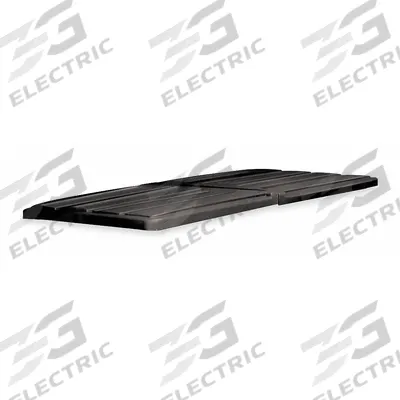 RUBBERMAID COMMERCIAL PRODUCTS Hinged Truck Lid: 82 7/8 in L 44 1/2 in W 3 in H - Hinged Lids for Tilt & Cube Trucks
