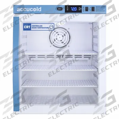 ACCUCOLD Controlled Room Temperature Cabinet: 115V AC, 68°F to 77°F - Controlled Room Temperature Cabinets