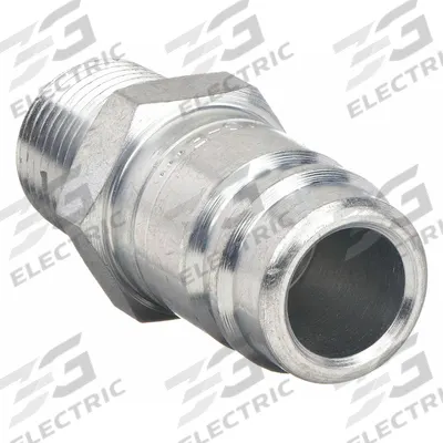 PARKER Quick Connect Hose Coupling: 1/2 in Body Size, 3/4 in Hose Fitting Size - Industrial Interchange Steel Quick-Connect Air Coupling Plugs