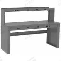 TENNSCO Workbench: Fixed Ht, Steel, 72 in x 30 in, 1,800 lb Overall Load Capacity, Gray (MPN EB-2-3072S). Key specifications — Brand: TENNSCO.