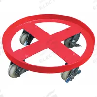 APPROVED VENDOR Drum Dolly: 2,000 lb Load Capacity, For 55 gal Container Capacity, Round, Nylon (MPN 48J137). Key specifications — Caster/Wheel Configuration: (4) Swivel with Brake; For Container Capacity: 55 gal; Deck Shape: Round; Brand: APPROVED VENDOR.