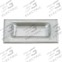 SUGATSUNE Recessed Pull Handle: Threaded Holes, Stainless Steel, Silver, Tray, 4.8 in Overall Lg (MPN ES-611/IT). Key specifications — Mounting Type: Threaded Holes; Brand: SUGATSUNE; Color: Silver; Finish: Satin; Material Family: Stainless Steel.