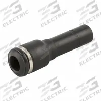 AIGNEP Push To Connect Fitting: 12 mm OD x 10 mm OD Size, Push-to-Connect x Tube Stem, Nylon, Black (MPN 55700-12-10). Key specifications — Brand: AIGNEP.