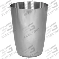 ITI Boston Shaker without Base: 16 fl oz Capacity, 4 1/2 in Overall Ht, 1 Pieces, Stainless Steel (MPN IBS-V-A)