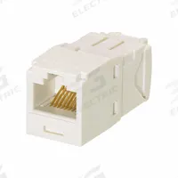 PANDUIT Jack Module: 1 Ports, Off-White, 6, RJ45, Copper, CJ688TGIW. Key specifications — Color: Off-White; Compatible Wire Material: Copper; Display Sell UOM: EA; Brand: PANDUIT.