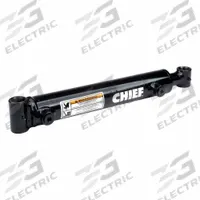 CHIEF Welded Hydraulic Cylinder: 3 in Bore Dia., 24 in Stroke Lg, 32 in Retracted Lg, 21,200 lb (MPN 212735). Key specifications — attr95618: Double Acting; attr98893: CHIEF.