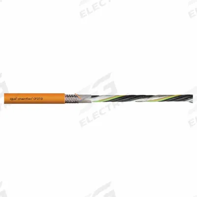 CHAINFLEX Servo Motor Cable: (4) 4 AWG (25.0)/(2) Shielded Twisted Pr 16 AWG (1.5) - Servo VFD Power Cables