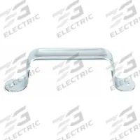 APPROVED VENDOR Pull Handle: Unthreaded Holes, Steel, Silver, #12 Screw Size, 1.13 in (MPN 4PE24). Key specifications — Brand: APPROVED VENDOR; Projection Type: Non-Recessed; Material: Steel; Finish: Polished Zinc; Color: Silver; Folding Type: Fixed; Mounting Type: Unthreaded Holes; Screw Size: #12.
