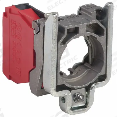 SCHNEIDER Contact Block: 22 mm Panel Mounting Size, 1NC, Momentary - Contact Blocks