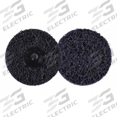 SCOTCH-BRITE Clean and Strip Disc: TR, 3 in Dia, Silicon Carbide, Extra Coarse - Coating-Removal Discs for Thin-Gauge Metals