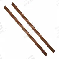 MIRREDGE Strips: 1 1/2 in Overall Ht, 59 1/2 in Overall Wd, 1/4 in Overall Dp, 2 PK (MPN 55260). Key specifications — Brand: MIRREDGE; Corner Shape: Square; Finish: Wood Grain; Color: Royal Oak; Material: Polymer Plastic; Lighted: No.