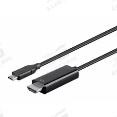 MONOPRICE USB Cable: Type C End 1, HDMI End 2, Black, 3 ft Lg, 3.1 USB Specification, USB Cable (MPN 24440). Key specifications — End 1 Connection Type: Type C; Color: Black; Brand: MONOPRICE; Product Type: USB Cable; End 2 Connection Type: HDMI.