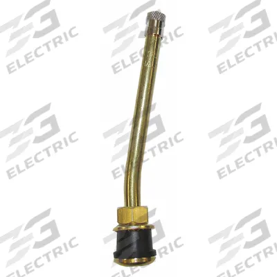 HALTEC Tire Valve: Tire Valve, Clamp-In, 180° Valve Stem Angle, Straight, Std Bore Valve Size - Tire Valve Stems