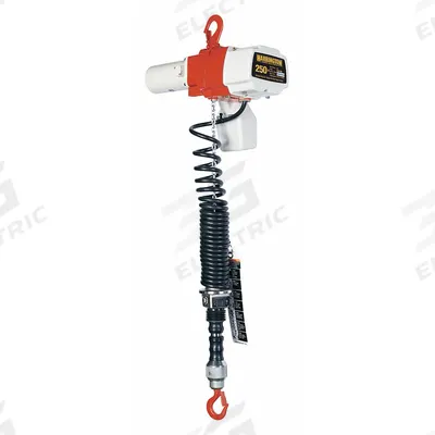HARRINGTON Electric Chain Hoist: H2 - Light Duty, 120V AC, Hook Mounted - No Trolley - Precision-Control Electric Hoists