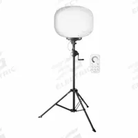 E-Z UP LED Balloon Light: 42,000 lm Max Brightness, LED, 4 Brightness Levels, 1 Lamp Heads, IP65 (MPN SZBLK300W). Key specifications — Frame Color: Black; Lighting Technology: LED; Operating Voltage: 110 to 240V AC; Brand: E-Z UP.