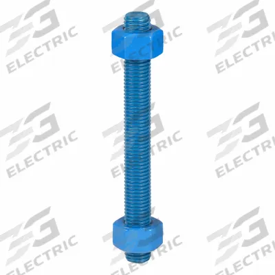 USA FASTENER Fully Threaded Stud: 3/4"-10 Thread Size, Steel, Grade B7, PTFE Coated - PTFE-Coated Fully-Threaded Rods & Studs