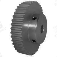 DAYTON Timing Pulley: Curvilinear, Fixed, For HTD Timing Belt Section, For 9 mm Belt Wd, 44 Teeth (MPN 44-5M09M6A10). Key specifications — Brand: DAYTON; Finish: Clear Anodized; For Belt Series: Powerhouse®.