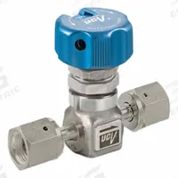 HAM-LET Ultra High Purity Diaphragm Valve: 1/4 in, 316L Stainless Steel, 225 psi Max Pressure (CWP) (MPN 2LDS4R-FV). Key specifications — Diaphragm Material: Chromium Cobalt Nickel; Brand: HAM-LET; Standards: SEMI F20-0305.