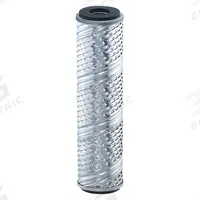 PARKER Water Filter Cartridge: 20 micron, Pleated, 7 gpm, ETP Steel, 29 5/8 in Overall Ht (MPN FPE330-20V). Key specifications — Brand: PARKER; Filter Media: ETP Steel.