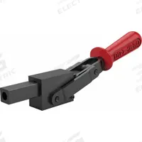 DE-STA-CO Straight Line Clamp: Solid Base Mounting, Std Horizontal Handle, 1.96 in Arm Lg, 1/2-13 (MPN 5150-B). Key specifications — Plunger Thread: 1/2-13; Recommended Spindle Model No.: 325203; Brand: DE-STA-CO.