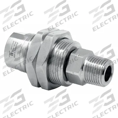 MOSMATIC Rotary Union: Straight, Nickel-Plated C38500 Brass, 1 Passages, 3/8 in Stationary Port - Brass Rotating Joints & Unions