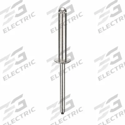 APPROVED VENDOR Blind Rivet,2 5/13" L,0.188" dia,PK250: Inch, 2 25/64 in Overall Lg, 1 5/64 in Body Lg - Domed-Head Blind Rivets