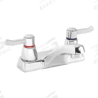 SPEAKMAN Low Arc Bathroom Faucet: Commander, Brass, Chrome Finish, 0.5 gpm Flow Rate, Centerset, Arc (MPN SC-4072-E-LD). Key specifications — Brand: SPEAKMAN; Series: Commander.
