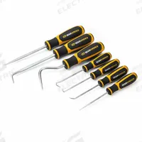 GEARWRENCH Hook/Pick Set: Steel, Hook, Hook Tip (MPN 84000H). Key specifications — attr1004944: GEARWRENCH; attr1016102: Steel; attr1016110: Plastic; attr1016098: Hook/Pick Set; attr1016101: Hook; attr1016108: Ergonomic; attr1034911: Steel.