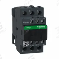SCHNEIDER IEC Magnetic Contactor: Non-Reversing, 3 Poles, 3NO Contacts, 25 A, 110V AC Coil (MPN LC1D25F7). Key specifications — Brand: SCHNEIDER; Integrated Surge Suppression: No.