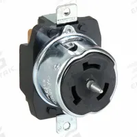 HUBBELL Locking Receptacle: Non-NEMA, Black, 480V AC, 50 A Current Rating, 3 Poles, 4 Wires (MPN CS8169). Key specifications — Brand: HUBBELL.