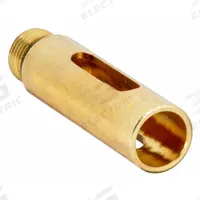SPEEDAIRE Air Gun Nozzle: For 22YK46/22YK47/22YK49/22YK50, Brass, 1 3/4 in Extension Lg, Brass (MPN 22YK59). Key specifications — attr66384: Focused; attr66393: Brass; attr66401: No.