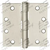 MCKINNEY Butt Hinge: Steel, Full Mortise, 1 11/16 in Leaf Wd (MPN 55497). Key specifications — Bearing Type: Plain; Material: Steel.