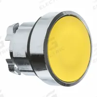 SCHNEIDER Flush Push Button: 22 mm Mounting Size, Metallic, Maintained (MPN ZB4BH05). Key specifications — Brand: SCHNEIDER; Action: Maintained; Series: XB4; Push Button Material Type: Metallic.