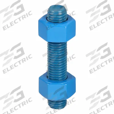 USA FASTENER Fully Threaded Stud: 3/4"-10 Thread Size, Steel, Grade B7, PTFE Coated - PTFE-Coated Fully-Threaded Rods & Studs