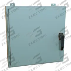 HAMMOND Enclosure: Steel, 24 in x 24 in x 6 in, NEMA 12/13/3R/4, Solid Cover, Hinged (MPN HW24246GYHK). Key specifications — Closure Method: Handle; Brand: HAMMOND; Knockouts: Not Included.