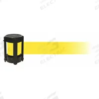 TENSABARRIER Barrier Post with Belt: Yellow, 4 in Overall Ht, 7 1/2 ft Belt Lg, No Pattern (MPN CASSETTE-STD-NO-Y5X-C). Key specifications — attr193628: TENSABARRIER; attr983760: No Pattern; attr983762: No Legend; attr981605: Receiver and Tape End Piece.