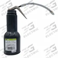 LUBRIMATIC Oiler: Pistol Operator, 1 pt Overall Capacity, Flex, 6 in Spout Lg, 6 in Can Ht (MPN 50-573). Key specifications — Thread Size: 1/4"-28; Brand: LUBRIMATIC; Spout Type: Flexible; Body Material: Steel.