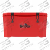GRIZZLY COOLERS Grizzly Cooler 45qt Red: Red, 42 Cans, 45 qt Cooler Capacity, 10 day Ice Retention (MPN 4400739). Key specifications — Brand: GRIZZLY COOLERS; Drain Plug: Not Included; Wheels Included (FILTER): No.