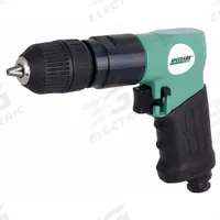 SPEEDAIRE Air-Powered Drill: 3/8 in Chuck, Medium Duty, 1,800 RPM, 0.5 hp, Keyless, Reversible (MPN 21AA72). Key specifications — attr1320790: SPEEDAIRE.