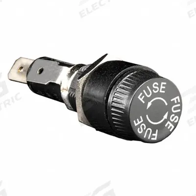 MERSEN Panel Mount Fuse Holder: For Fuse Size 13/32 in x 1 5/16 in, 1 Pole, 10 A Max - Fuse Holders for Cylindrical Fuses