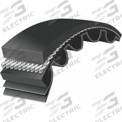 BANDO Timing Belt: One Side, Modified Curvilinear, Synchro-Link® HT, 8 mm Pitch, 25 mm Top Wd, Nylon (MPN 250-S8M-1184 HP). Key specifications — Industry Number: 250-S8M-1184; Brand: BANDO.