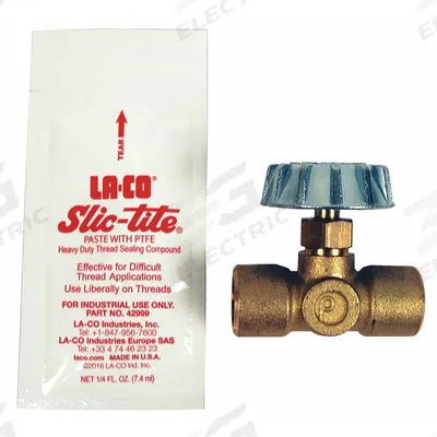 L.B. WHITE Manual Burner Valve: 570963 Mfr Part # - Replacement HVACR Pumps, Valves & Tubing