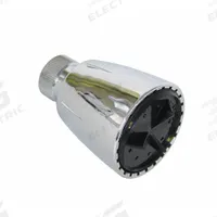 KISSLER Fixed Showerhead: Rainflurry, 2 gpm Fixed Showerhead Flow Rate, Plastic, Chrome Finish (MPN 76-0015). Key specifications — Series: Rainflurry.