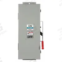 SIEMENS Safety Switch: Non-Fusible, 30 A, Three Phase, 600V AC, Galvanized Steel, Indoor (MPN HNF661J). Key specifications — attr867131: SIEMENS.