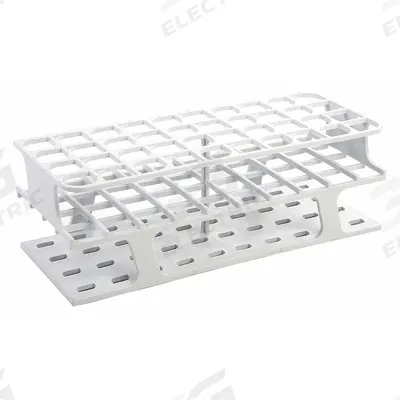 HEATHROW SCIENTIFIC Tube Rack: 3 3/8 in Overall Wd, 10 in Overall Ht, 4 in Overall Lg, POM - Lab Storage Racks